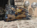 Tattered American Flag -  Rising Eagle Edition