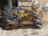 Tattered American Flag -  Rising Eagle Edition