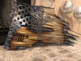 Tattered American Flag - Caduceus Edition
