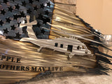 Tattered American Flag - Seahawk Edition SH-60