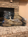 Tattered American Flag - Seahawk Edition SH-60