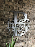 Custom Metal Signs | Monogram Wall Decor | Metal Wall Art