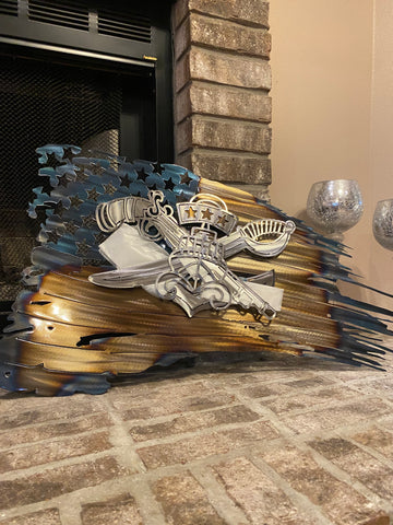 Tattered American Flag - SWCC Master Edition