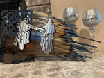 32Inch Tattered American Flag - Custom Motorcycle Edition