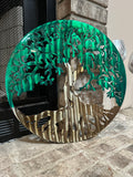 Emerald Tree Of Life -Metal Wall Decor - Gift Idea