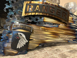 Tattered American Flag - Ranger Tab & 101st Edition