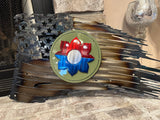 Tattered American Flag - 9th Infantry Division Edition
