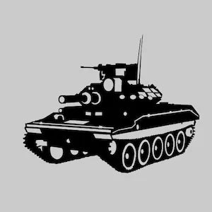 Tattered American Flag - M551 Sheridan Tank