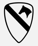 Huey with 1st Cav & Airborne Ranger Logo Laser Engraved