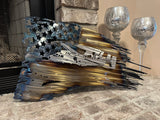 Tattered American Flag - E-2 Hawkeye Edition