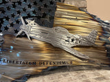 Tattered American Flag - P-51 Mustang Edition