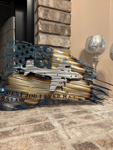 Tattered American Flag - P3 Orion Side View Edition