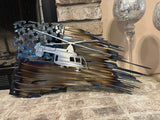 Tattered American Flag - HH 43 Huskie Edition