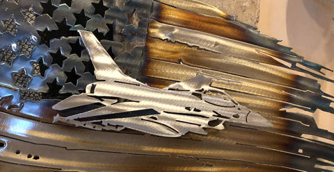 Tattered American Flag - F16 & F35 Edition