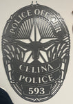 Custom Metal Police Badge