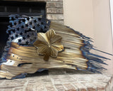 Tattered American Flag - Major Rank Edition