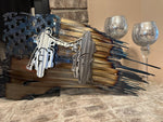 32Inch Tattered American Flag - Custom Motorcycle Edition