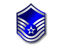 Tattered American Flag - Master Sergeant Rank Edition