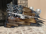 Tattered American Flag - C130J Super Hercules & HH60G Pave Hawk  Edition