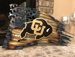 Tattered American Flag - University of Colorado Edition