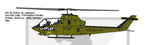 Tattered American Flag - AH-1G Cobra Edition