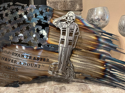 Tattered American Flag - Maintenacnce Man Edition