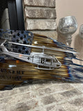 Medevac Huey with 101st Laser Engraved Edition