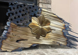 Tattered American Flag - Major Rank Edition
