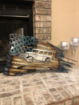 Tattered American Flag - Ford Woodie Edition
