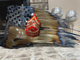 Tattered American Flag - Gunnery Sergeant Edition