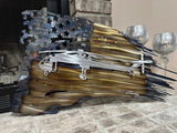 Tattered American Flag - CH-54 Sky Crane Edition
