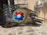 Tattered American Flag - 9th Infantry Division Edition