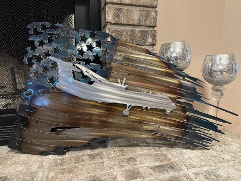 Tattered American Flag - Dash 8 Edition
