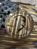 Tattered American Flag - President Trump Coin Edition