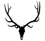 Tattered American Flag - Elk Skull Edition