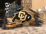 Tattered American Flag - University of Colorado Edition