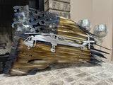 Tattered American Flag - CH-54 Sky Crane Edition