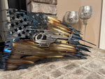 Tattered American Flag - MH-6 Little Bird Edition