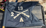 Military Guidon Flag Metal Wall Art | Army Wall Decor | Veteran Gift