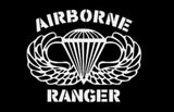 Tattered American Flag - Laser Engraved Air Borne Range Chinook Edition
