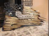 Tattered American Flag - Laser Engraved Air Borne Range Chinook Edition