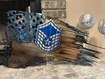 Tattered American Flag - Master Sergeant Rank Edition