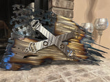 Tattered American Flag -  Military Cross Canons