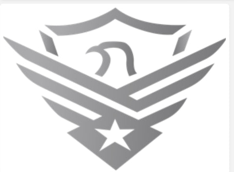 Tattered American Flag - Custom Logo Edition