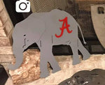 Alabama Elephant - Metal Wall Decor
