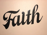 Faith Sign - Metal Wall Decor