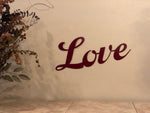 Love Sign - Metal Wall Decor