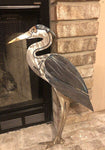 Blue Heron Metal Art - Metal Wall Decor