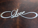 Infinity Love - Metal Wall Decor