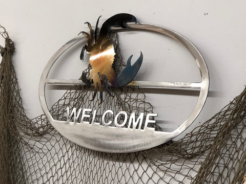 Welcome Sign - Metal Wall Decor